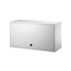String Vitrinas Y Gabinetes|Vitrinas Y Gabinetes<Armario con puerta abatible , , 78x30 cm Gris