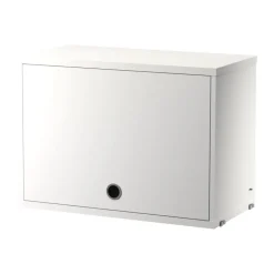 String Vitrinas Y Gabinetes|Vitrinas Y Gabinetes<Armario con puerta abatible , , 58x30 cm Blanco