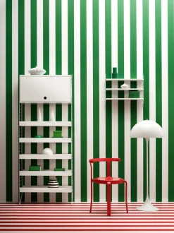 String Vitrinas Y Gabinetes|Vitrinas Y Gabinetes<Armario con puerta abatible , , 58x30 cm Blanco