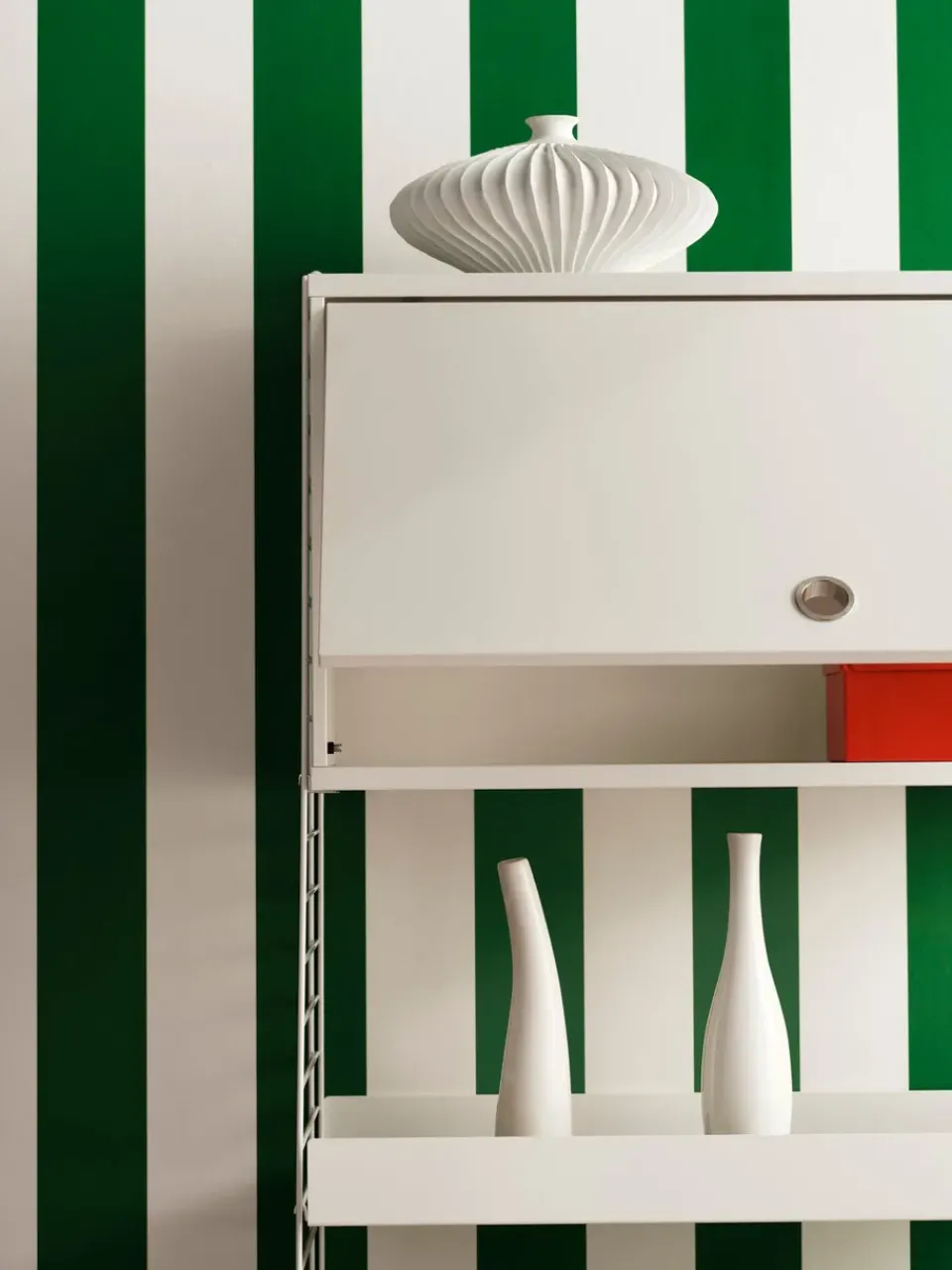 String Vitrinas Y Gabinetes|Vitrinas Y Gabinetes<Armario con puerta abatible , , 58x30 cm Blanco