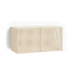 HAY Vitrinas Y Gabinetes|Vitrinas Y Gabinetes<Armario de pared Perforated Cabinet smalll, Eggshell Blanco