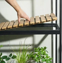 Brafab Armario para plantas Grower Greens, , 81x137 cm Negro Clearance