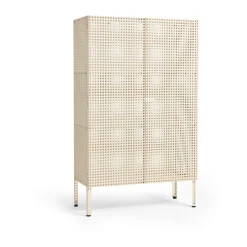 HAY Vitrinas Y Gabinetes|Vitrinas Y Gabinetes<Armario Perforated Cabinet large, Eggshell Blanco