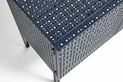 HAY Vitrinas Y Gabinetes|Vitrinas Y Gabinetes<Armario Perforated Cabinet small, Steel blue Azul