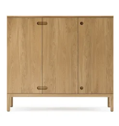 Stolab Armario Prio Hög, Roble aceite natural, puerta de madera Beige Online