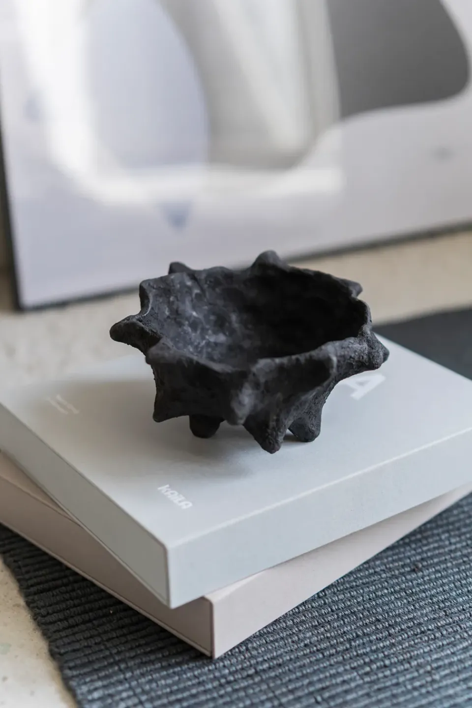 Mette Ditmer Cuencos Decorativos<Art piece castaña Ø20 cm, Black Negro