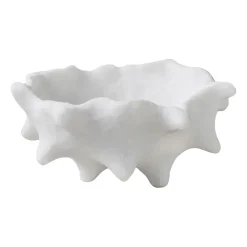 Mette Ditmer Art piece castaña Ø20 cm, Off-white Blanco Clearance