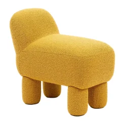 Design House Stockholm Asiento puff Lulu 36x65 cm, Yellow Amarillo Hot