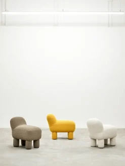 Design House Stockholm Asiento puff Lulu 36x65 cm, Yellow Amarillo Hot