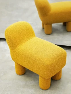 Design House Stockholm Asiento puff Lulu 36x65 cm, Yellow Amarillo Hot