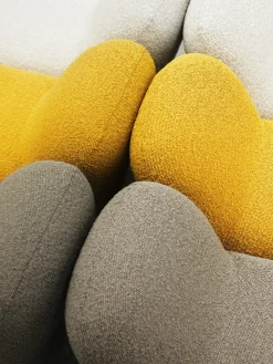 Design House Stockholm Asiento puff Lulu 36x65 cm, Yellow Amarillo Hot