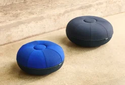 Fritz Hansen Pufs<Asiento puff Pouf grande, Indigo Púrpura