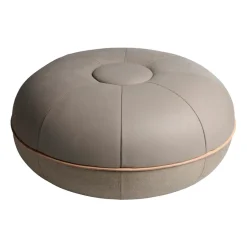 Fritz Hansen Asiento puff Pouf pequeño, Light grey Gris Hot
