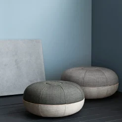 Fritz Hansen Asiento puff Pouf pequeño, Slate Gris Discount