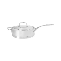 Demeyere Sartenes De Saltear Y Sofreír<Atlantis 7 sartén con tapa de acero inoxidable, Ø28 cm Plateado