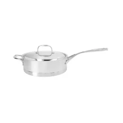 Demeyere Sartenes De Saltear Y Sofreír<Atlantis 7 sartén con tapa de acero inoxidable, Ø24 cm Plateado