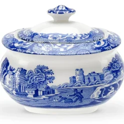 Spode Azucarero con tapa Blue Italian, 25 cl Azul Sale