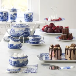 Spode Azucarero con tapa Blue Italian, 25 cl Azul Sale