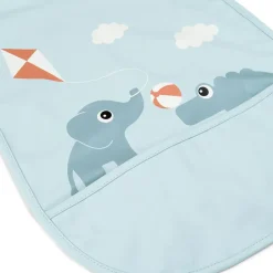 Done by deer Babero con velcro Playground, Blue Azul Discount