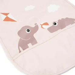 Done by deer Baberos<Babero con velcro Playground, Powder Beige