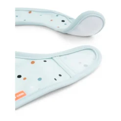 Done by deer Baberos<Baberos con velcro Elphee 2-pack, Blue Azul