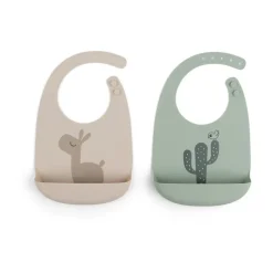 Done by deer Baberos<Baberos Lalee 2-pack, Sand-green BeigeVerde