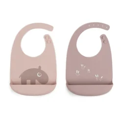 Done by deer Baberos<Baberos Ozzo, 2-pack, Powder Beige