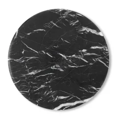 &Tradition Mesas De Comedor<Balda superior Wire Stool VP11 Ø38 cm, Nero Marquina mármol Negro