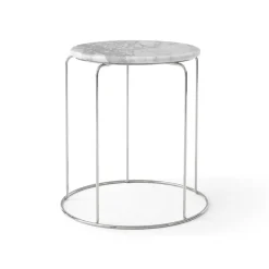 &Tradition Balda superior Wire Stool VP11 Ø38 cm, Bianco Carrara mármol Blanco Sale