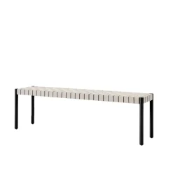&Tradition Bancos<Banco Betty TK5, Black, asiento de banda de lino trenzada natural Negro
