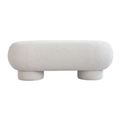 101 Copenhagen Bancos<Banco Big Foot petit 120x44 cm, Bouclé Blanco