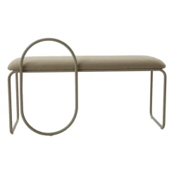 AYTM Banco bouclé Angui, Taupe Beige Sale