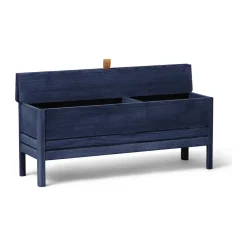Form & Refine Banco con almacenamiento A Line 111 cm, Indigo Blue Special Edition Azul Online