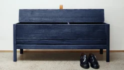 Form & Refine Banco con almacenamiento A Line 111 cm, Indigo Blue Special Edition Azul Online
