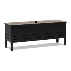 Form & Refine Bancos<Banco con almacenamiento A Line 111 cm, Black Negro