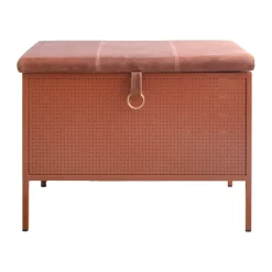 Maze Banco con cajón Frank, Cinnamon-vintage cognac Marrón