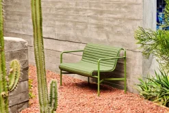 HAY Sofás De Jardín Y Bancos De Jardín|Sofás De Jardín Y Bancos De Jardín<Banco con reposabrazos Palissade Dining, Olive Verde