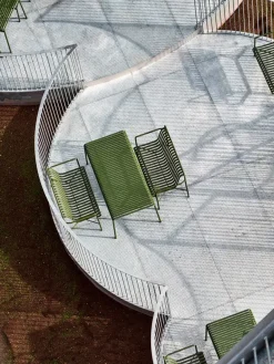 HAY Sofás De Jardín Y Bancos De Jardín|Sofás De Jardín Y Bancos De Jardín<Banco con reposabrazos Palissade Dining, Olive Verde