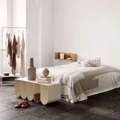Kristina Dam Studio Banco Curved, Beige Outlet