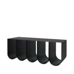 Kristina Dam Studio Bancos<Banco Curved, Black Negro