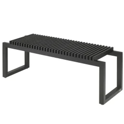 Fritz Hansen Banco Cutter 121 cm, Roble lacado en Negro New