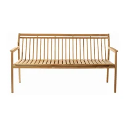 FDB Møbler Sofás De Jardín Y Bancos De Jardín|Sofás De Jardín Y Bancos De Jardín<Banco de 3 plazas M11 Sammen, Teak-nature oiled Marrón
