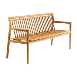 FDB Møbler Sofás De Jardín Y Bancos De Jardín|Sofás De Jardín Y Bancos De Jardín<Banco de 3 plazas M11 Sammen, Teak-nature oiled Marrón