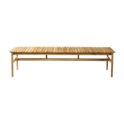 FDB Møbler Sofás De Jardín Y Bancos De Jardín|Sofás De Jardín Y Bancos De Jardín<Banco de 3 plazas M10 Sammen, Teak-nature oiled Marrón