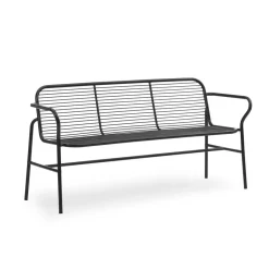 Normann Copenhagen Banco de comedor Vig, Negro Discount