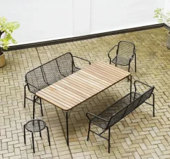 Normann Copenhagen Banco de comedor Vig, Negro Discount