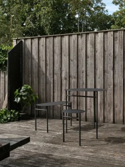 Zone Denmark Sofás De Jardín Y Bancos De Jardín|Sofás De Jardín Y Bancos De Jardín<Banco Disc 33x80 cm, Black Negro