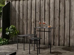 Zone Denmark Sofás De Jardín Y Bancos De Jardín|Sofás De Jardín Y Bancos De Jardín<Banco Disc 33x80 cm, Black Negro