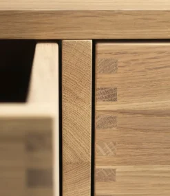FDB Møbler Banco F24 Radius, Oak nature lacquered 45x145 cm Marrón Clearance