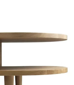 FDB Møbler Banco F24 Radius, Oak nature lacquered 45x145 cm Marrón Clearance